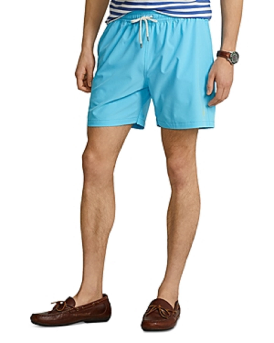 Polo Ralph Lauren Men's 5.75 Traveler Classic Swim Trunks Blue Size X-Large