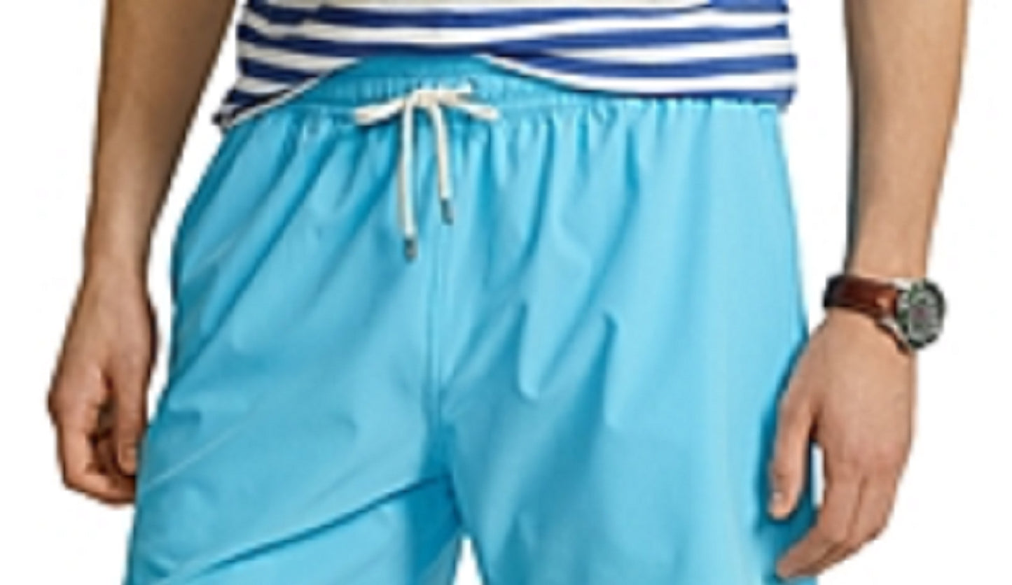 Polo Ralph Lauren Men's 5.75 Traveler Classic Swim Trunks Blue Size X-Large