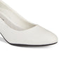 Easy Street Women's Fabulous Pumps White Size 8.5 W