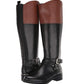 Bandolino Women's Jimani Leather Knee High Riding Boots Black Size 9.5 M
