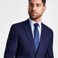 Alfani Men's Slim Fit Stretch Solid Suit Jacket Blue Size 40