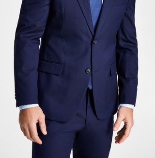Alfani Men's Slim Fit Stretch Solid Suit Jacket Blue Size 40