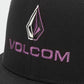 Volcom Men's Duel Duo Flexfit Hat Black Size Small