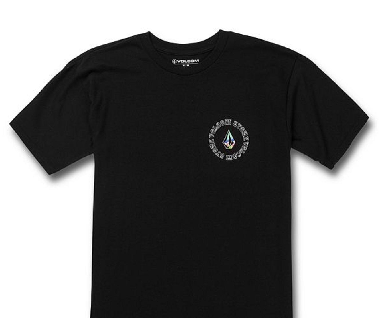 Volcom Men's Star Shields Graphic Tee Black Size Small