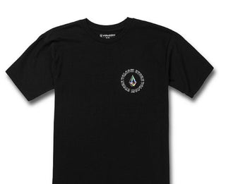Volcom Men's Star Shields Graphic Tee Black Size Small