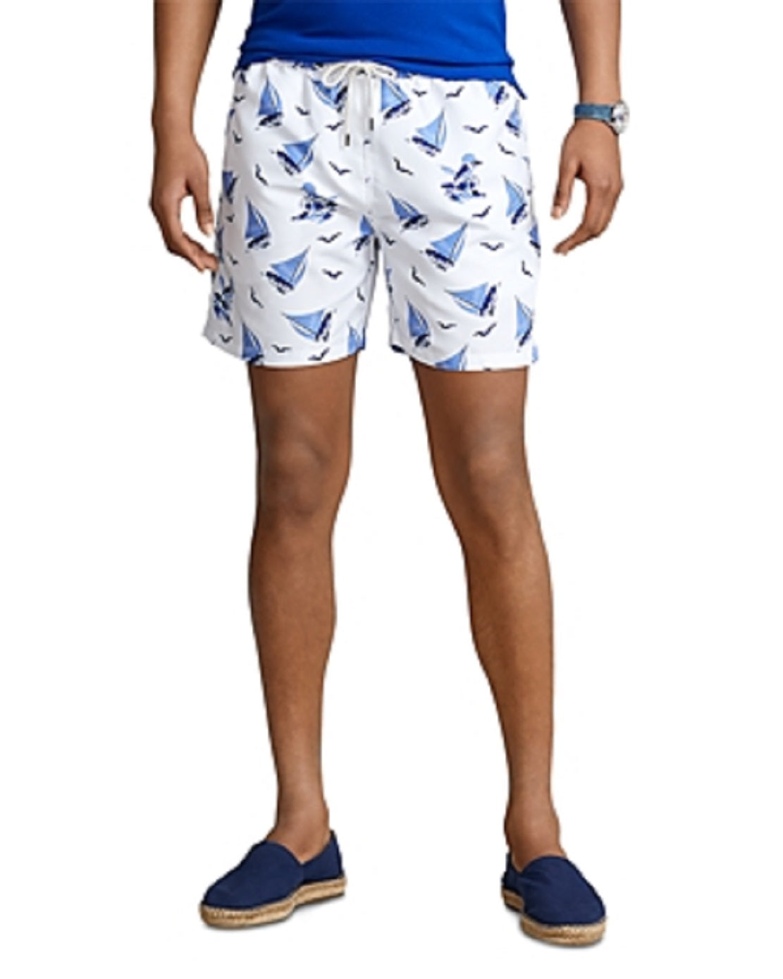 Polo Ralph Lauren Men's Traveler Classic Swim Trunk Blue Size X-Large