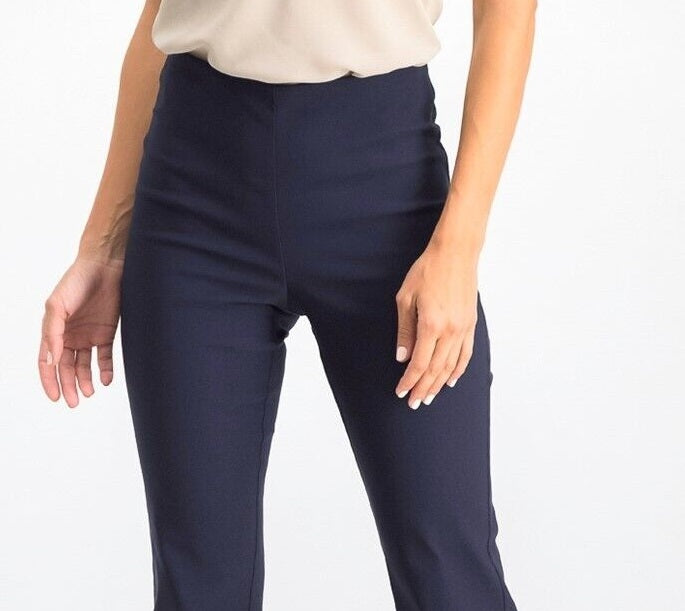 Charter Club Women's Tummy Control Ankle Pants Blue Size 18