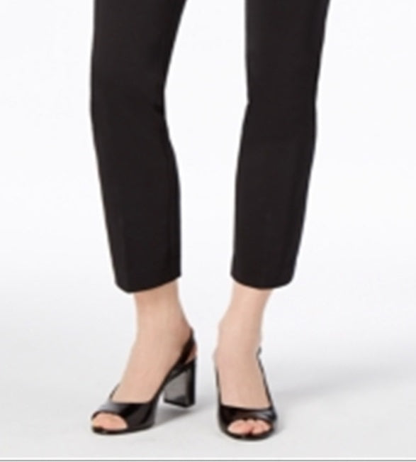 Alfani Women's Tummy Control Slim Leg Pants Black Size 16