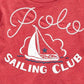Polo Ralph Lauren Toddler Girl's Sailing Club Cotton Jersey T-Shirt Red Size 2T