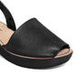 Kenneth Cole Reaction Women's Fine Glass Wedge Sandals Black Size 8.5 M