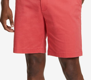 Nautica Men's Classic Fit Stretch Deck Short Red Size 33