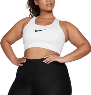 Nike Women's Plus Dri Fit Support Sports Bra White Size X-Large