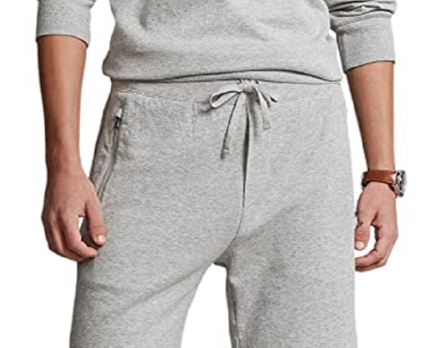 Polo Ralph Lauren Men's Luxury Jersey Shorts Gray Size X-Large