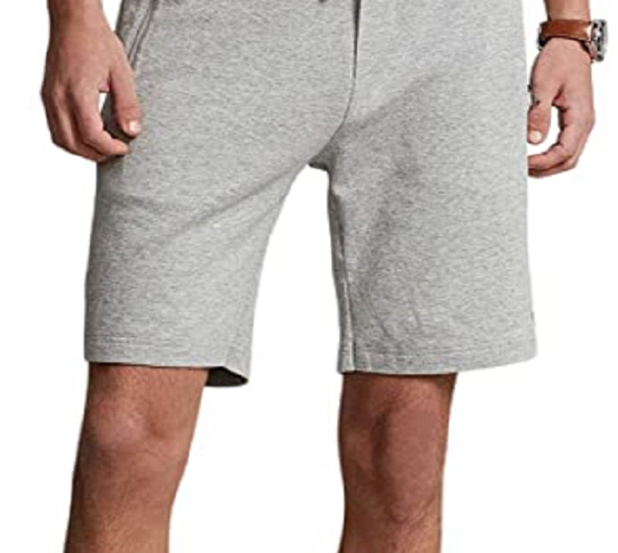 Polo Ralph Lauren Men's Luxury Jersey Shorts Gray Size X-Large