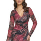 GUESS Women's Printed Lace Sheath Dress Black Size 4
