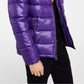 GUESS Men's Hooded Puffer Coat Purple Size X-Large