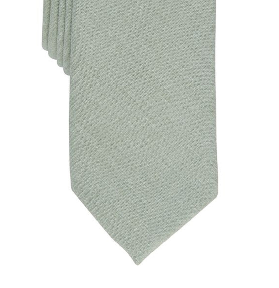 Bar III Men's Forte Skinny Textured Tie Green Size Regular