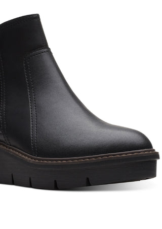 Clarks Women's Airabell Zip Booties Black Size 6 M