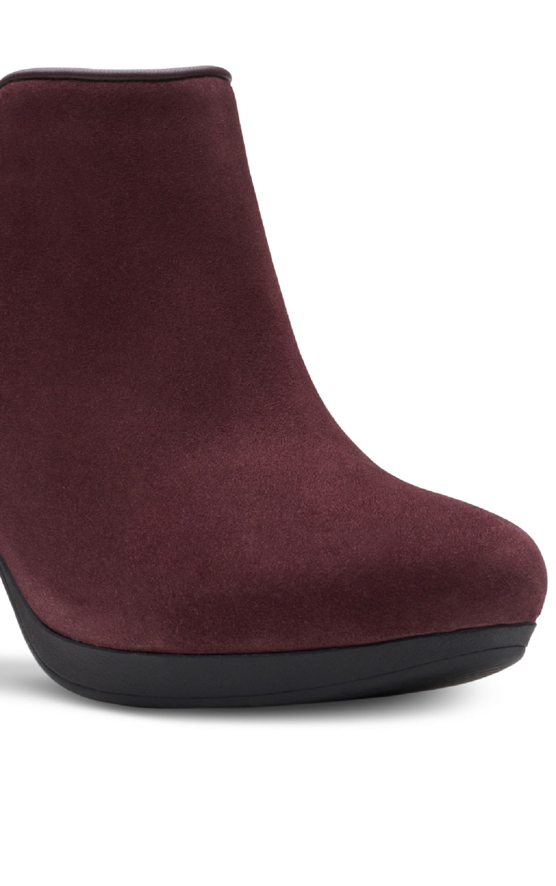 Clarks Women's Ambyr Gem Platform Dress Booties Red Size 7 M