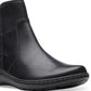 Clarks Women's Cora Grace Zipper Ankle Booties Black Size 6 M