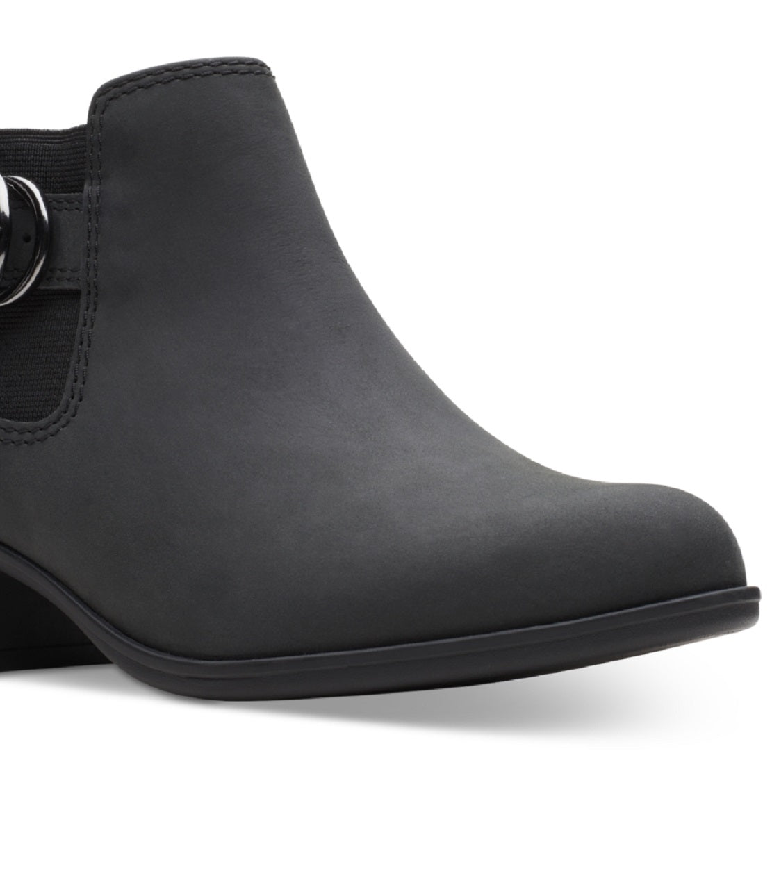 Clarks Women's Adreena Field Booties Black Size 9.5 W