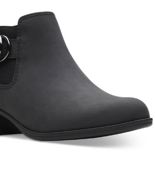 Clarks Women's Adreena Field Booties Black Size 9.5 W