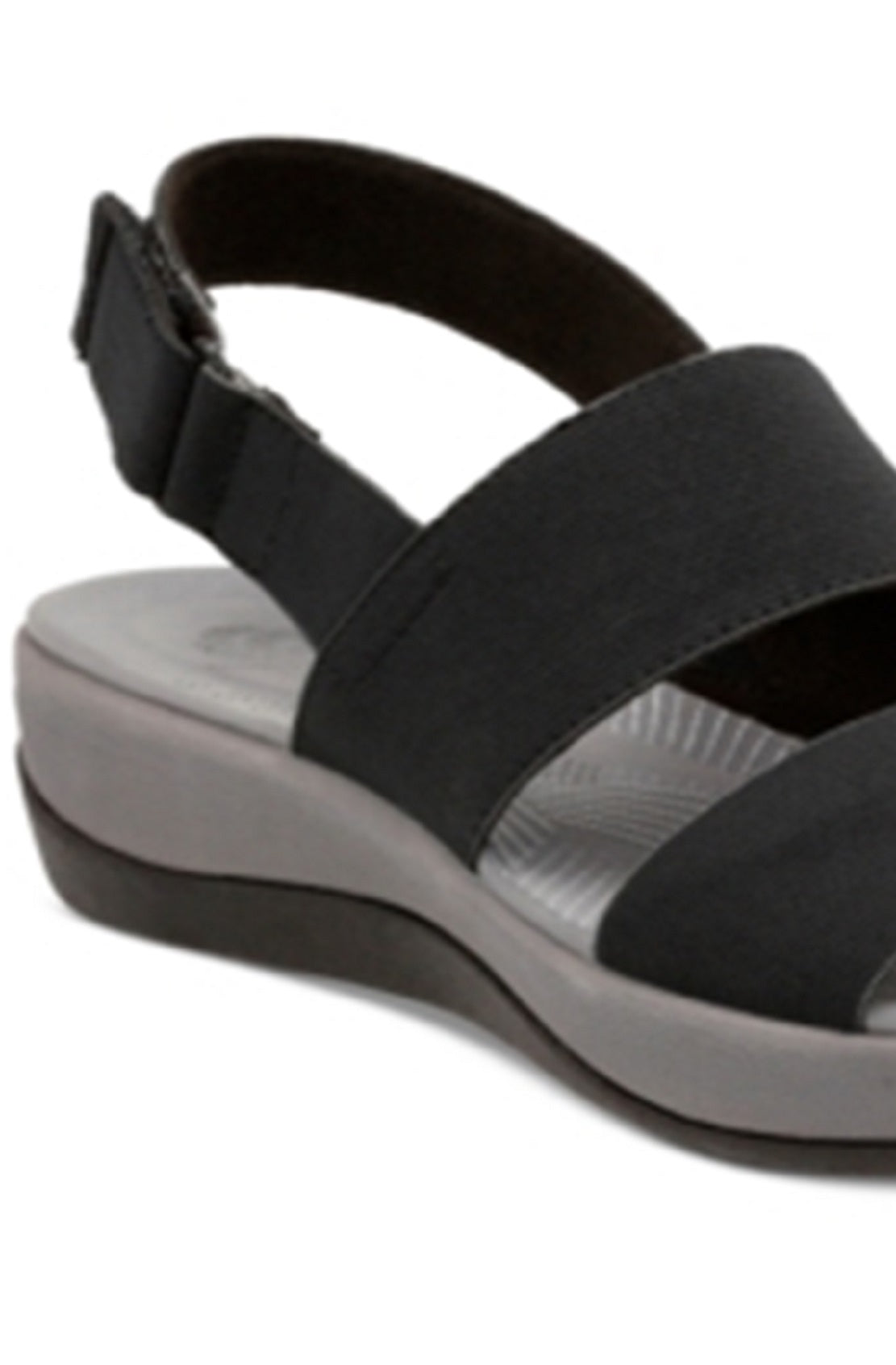 Clarks Women's Arla Jacory Flat Sandals Black Size 11 M