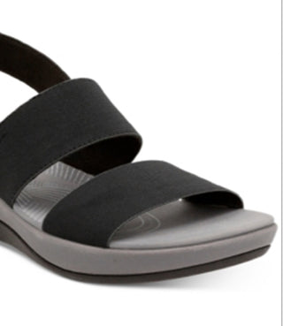 Clarks Women's Arla Jacory Flat Sandals Black Size 11 M