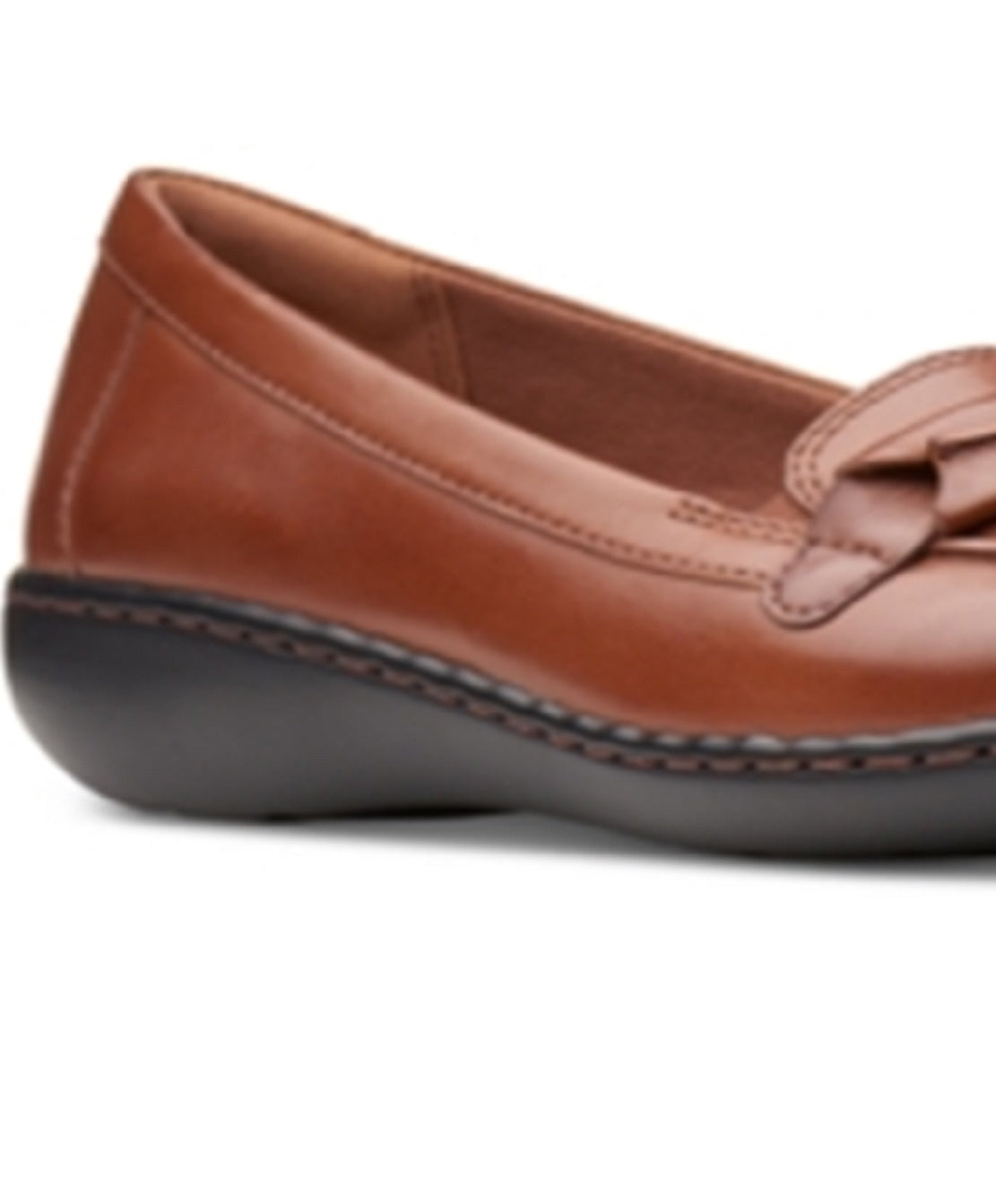 Clarks Women's Ashland Lily Loafer Brown Size 8 M