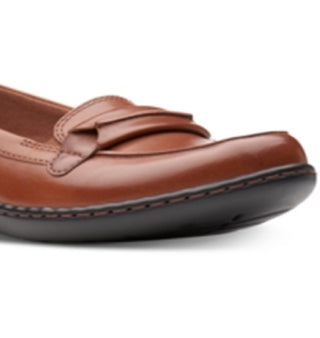 Clarks Women's Ashland Lily Loafer Brown Size 8 M