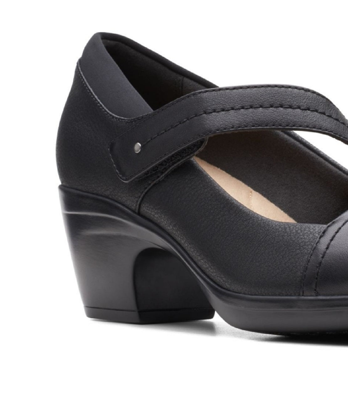 Clarks Women's Collection Emily Pearl Maryjanes Shoes Black Size 7 N