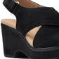 Clarks Women's Giselle Cove Sandals Black Size 8.5 W
