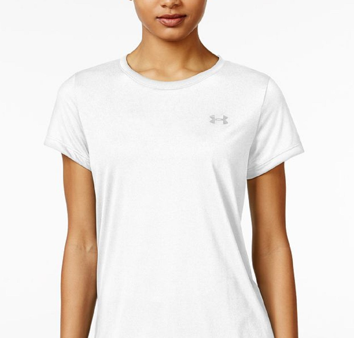 Under Armour Women's Tech Crew Neck T-Shirt White Size Medium