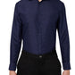 Calabrum Men's Regular Fit Performance Dress Shirt Blue Size Large