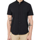 Society of Threads Men's Slim Fit Button Down Performance Shirt Black Size XL