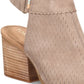 Toms Women's Grenada Open Toe Bootie Brown Size 8