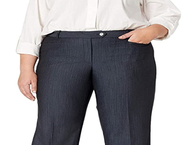 Calvin Klein Women's Plus Denim Modern Pant Blue Size 4