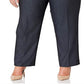 Calvin Klein Women's Plus Denim Modern Pant Blue Size 4