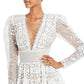 Bronx And Banco Women's Megan Lace Mini Dress White Size X-Small