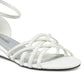 Easy Street Women's Tarrah Evening Sandals White Size 6.5 WW