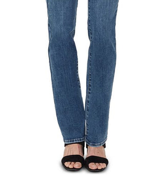 NYDJ Women's Marilyn Tummy Control Straight Leg Jeans Blue Size 12