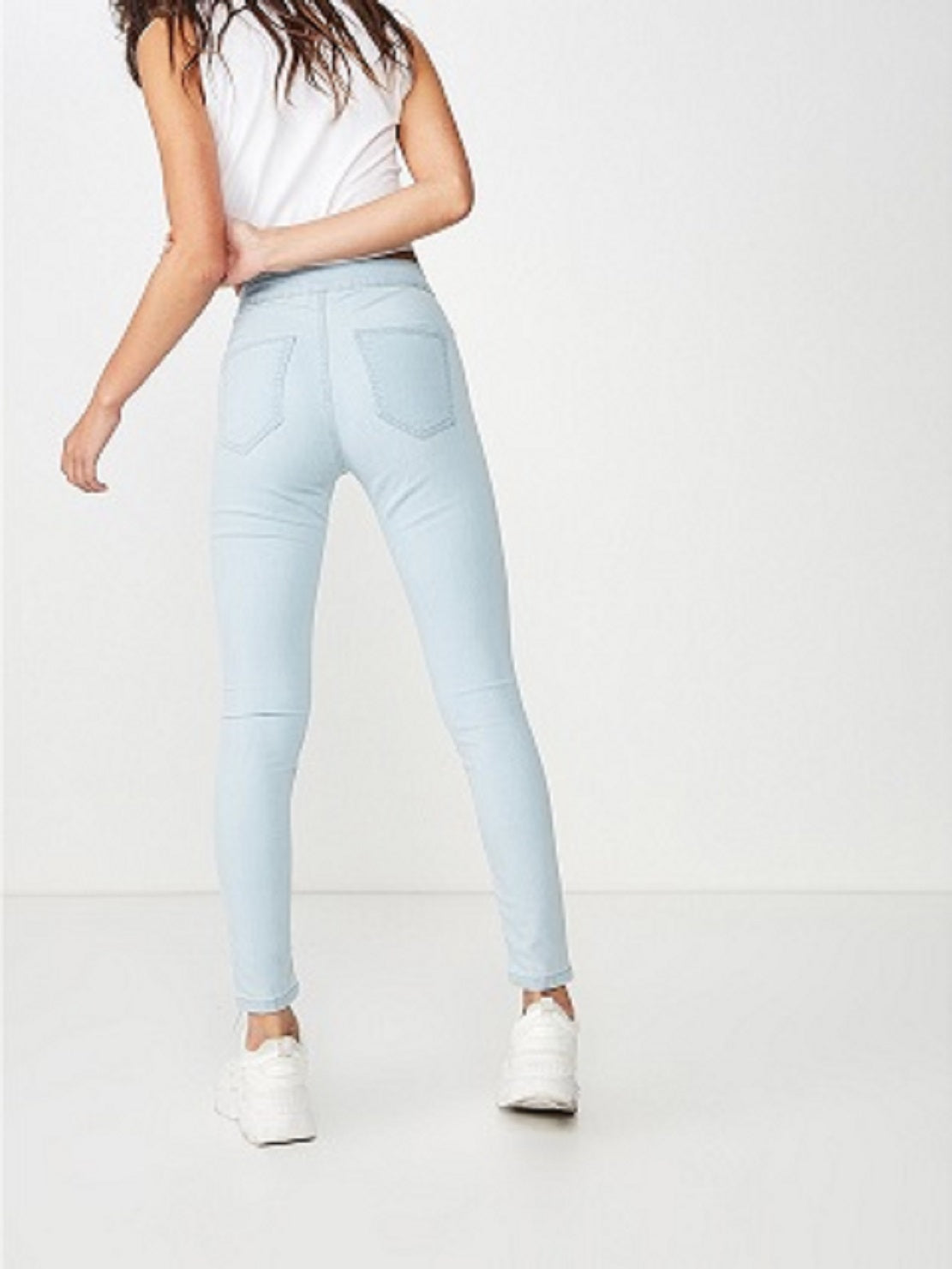 Cotton On Junior's High Rise Jegging Blue Size 12