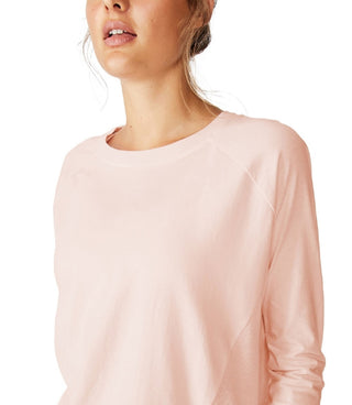 COTTON ON Women's Active Rib Long Sleeve Top Pink
