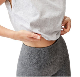 COTTON ON Women's Padded Shoulder Crop Tank Top Gray Size Small