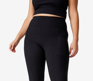 COTTON ON Women's Active Rib Pocket 7/8 Leggings Black