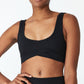COTTON ON Women's Ultra Soft Movement Crop Top Black Size X-Large
