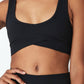 COTTON ON Women's Ultra Soft Movement Crop Top Black Size X-Large