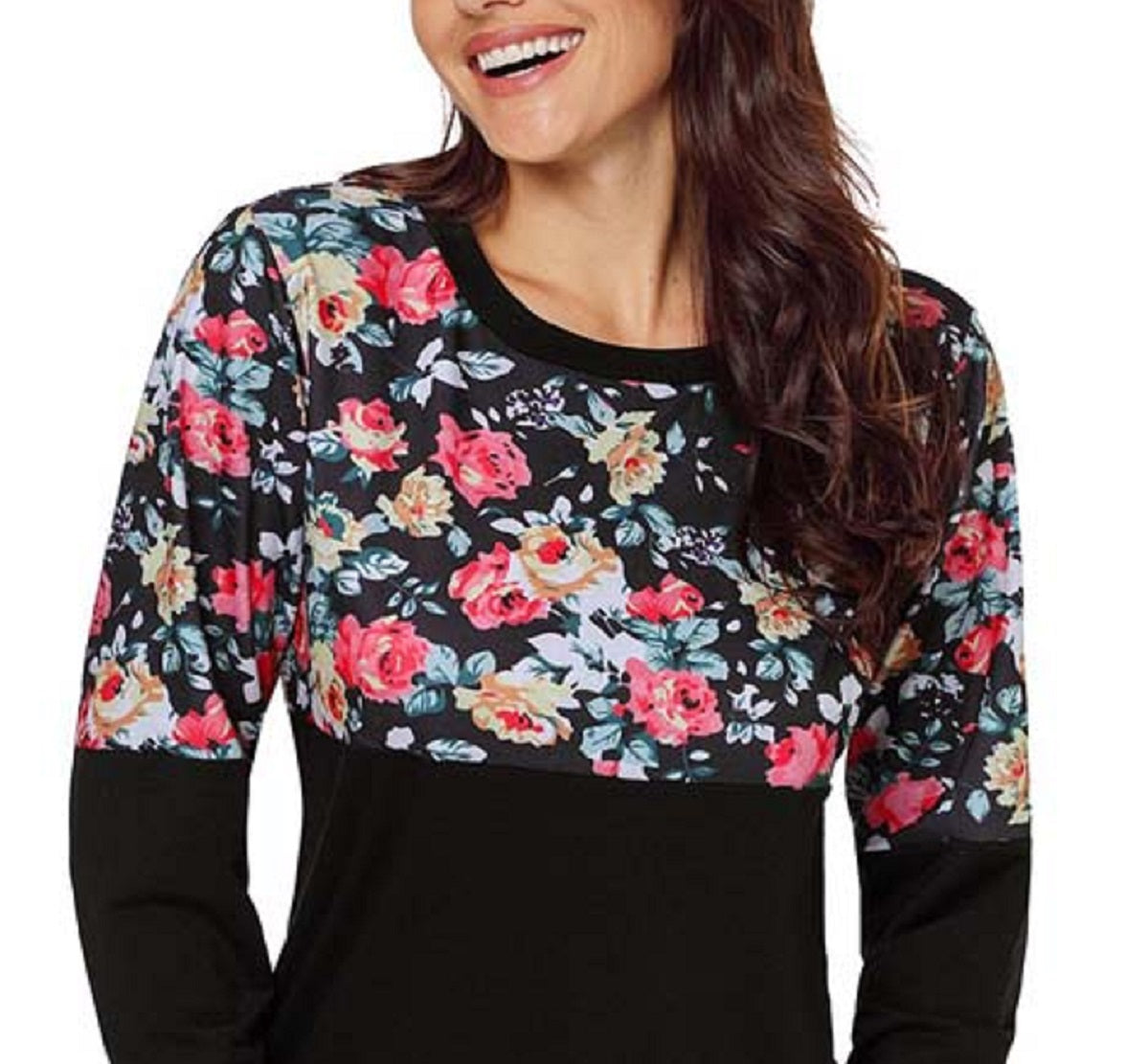 TE.CREW by Zesica Women's Sweatshirts and Hoodies Black