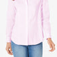 Charter Club Women's Classic Button-Front Shirt Pink Size 18