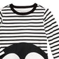 First Impressions Baby Boy's Striped Penguin Print Cotton T-Shirt White Size 18MOS